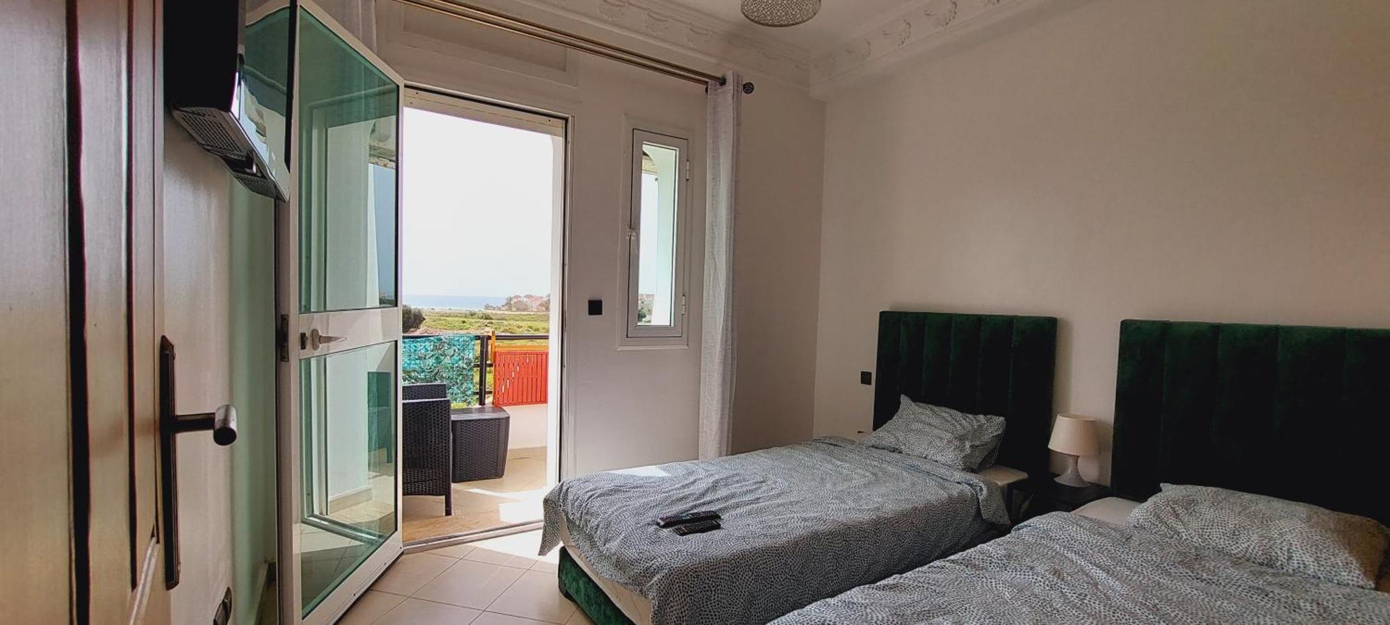 Appartement Avec Piscines, Vue Sur Mer Et Acces A La Plage A Achakar Hill, Tanger. Dış mekan fotoğraf