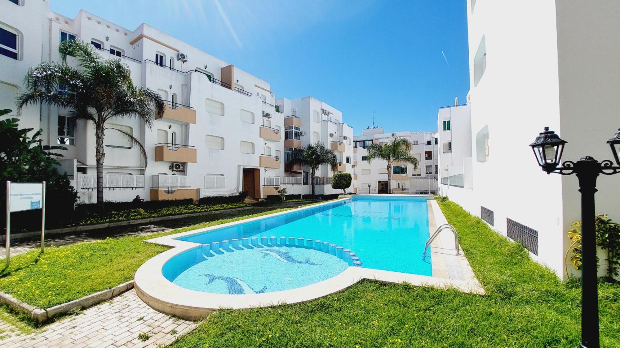 Appartement Avec Piscines, Vue Sur Mer Et Acces A La Plage A Achakar Hill, Tanger. Dış mekan fotoğraf